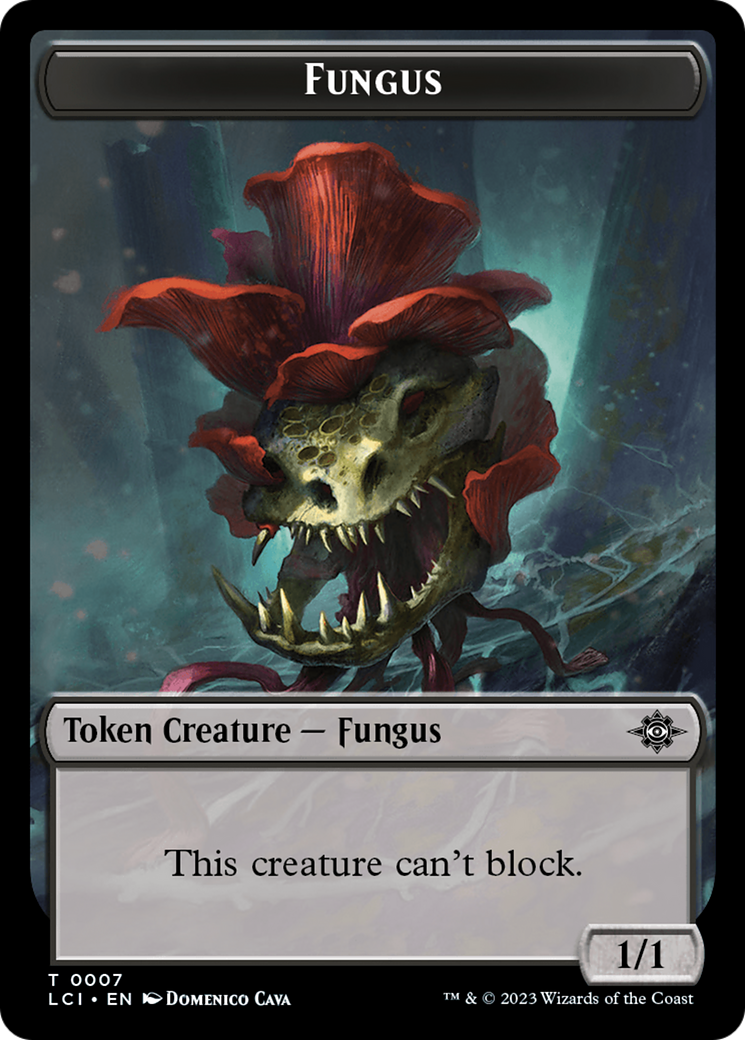 Gnome // Fungus Double-Sided Token [The Lost Caverns of Ixalan Tokens] | Tables and Towers