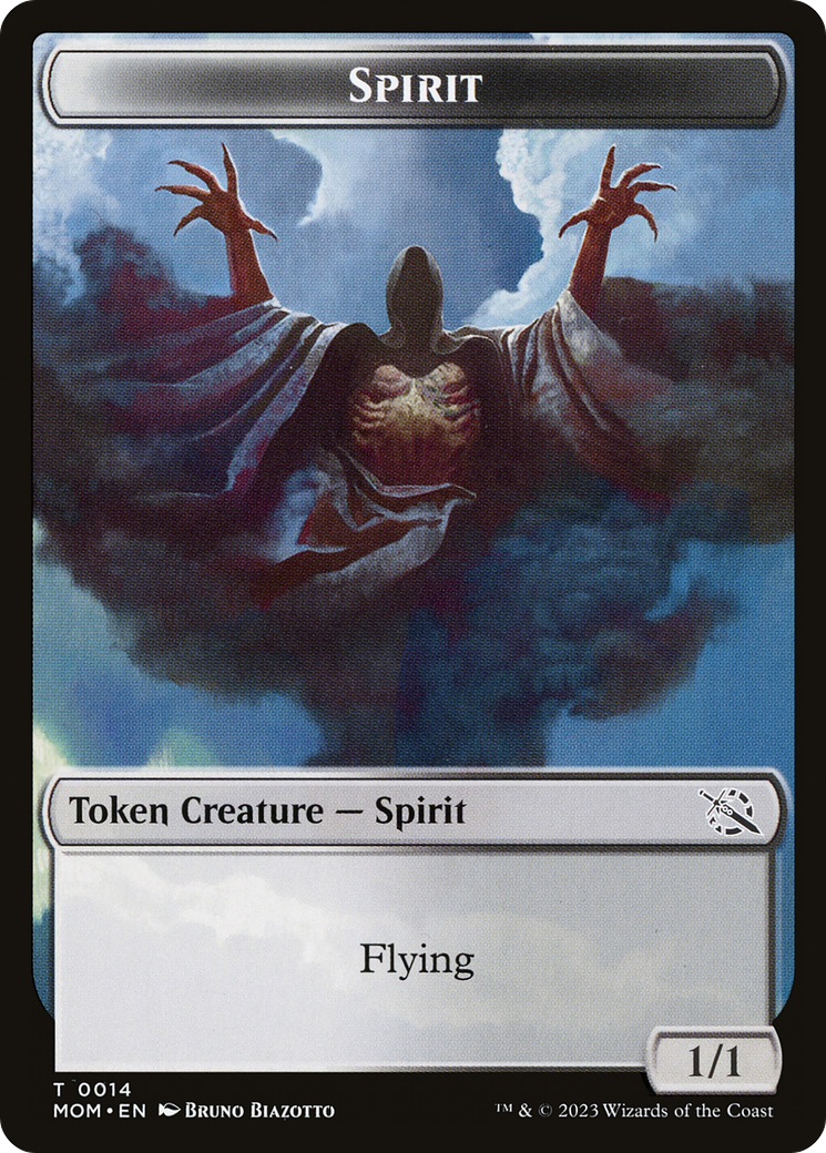 Elemental (02) // Spirit (14) Double-Sided Token [March of the Machine Tokens] | Tables and Towers