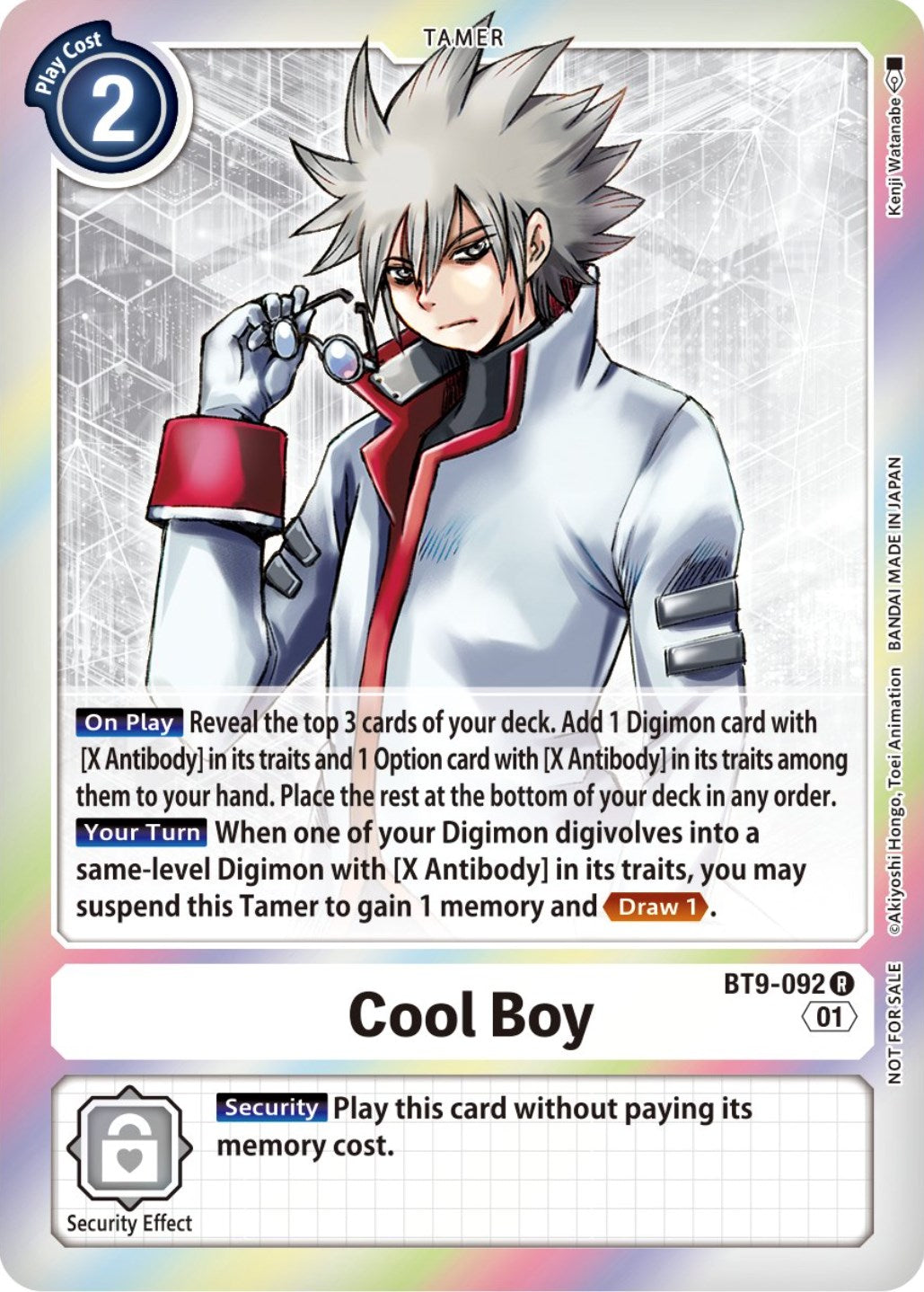 Cool Boy [BT9-092] (Event Pack 4) [X Record Promos] | Tables and Towers