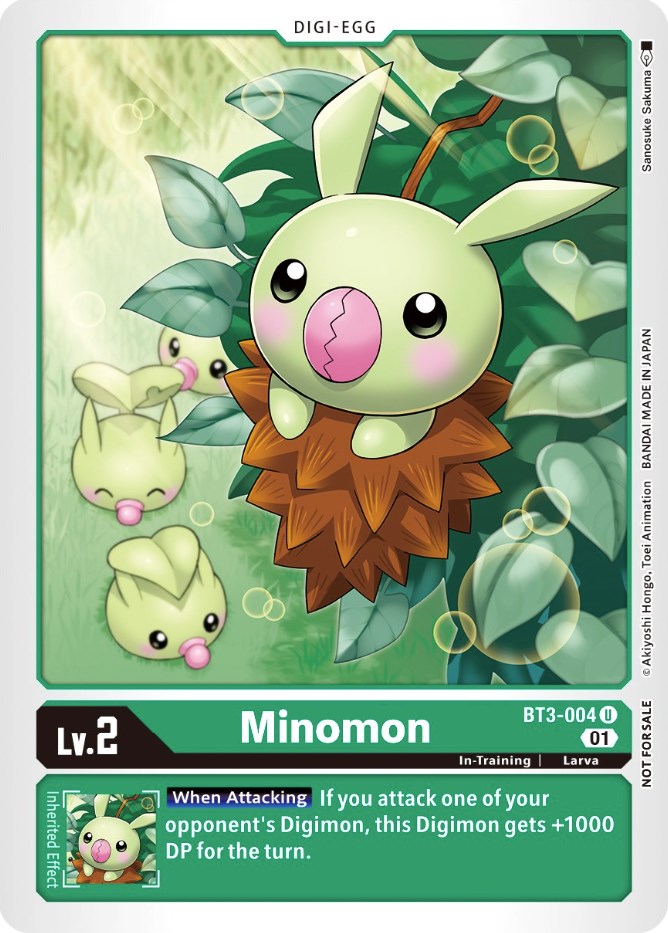 Minomon [BT3-004] (Winner Pack X Record) [Release Special Booster Promos] | Tables and Towers