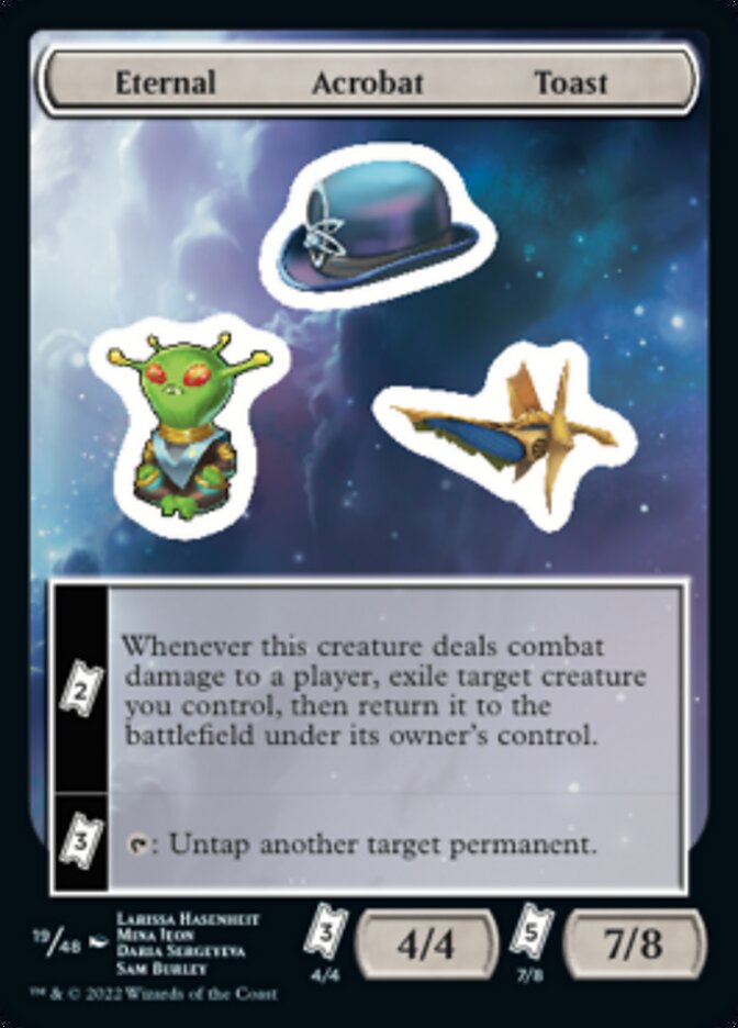 Eternal Acrobat Toast [Unfinity Stickers] | Tables and Towers