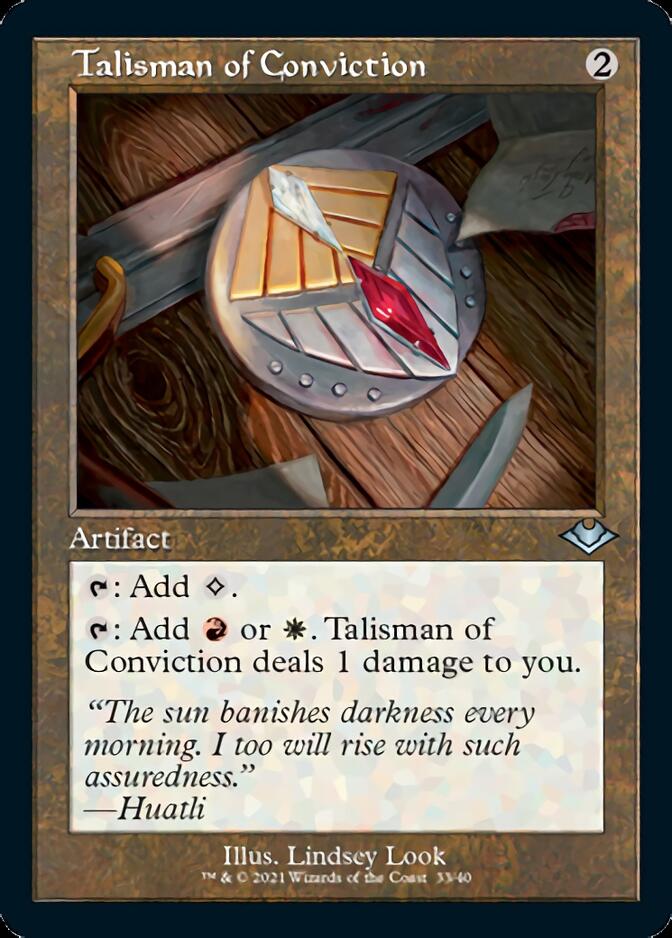 Talisman of Conviction (Retro) [Modern Horizons] | Tables and Towers