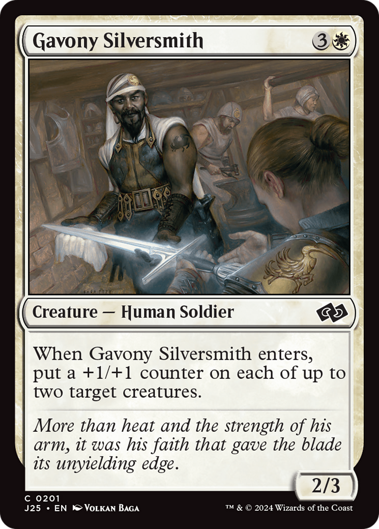 Gavony Silversmith [Foundations Jumpstart] | Tables and Towers