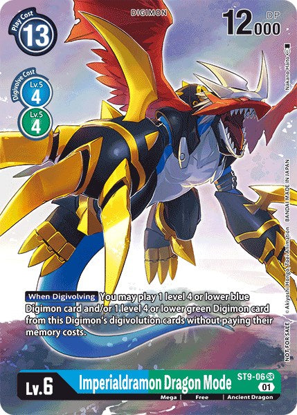 Imperialdramon Dragon Mode [ST9-06] (Alternative Art - Box Topper) [Digital Hazard] | Tables and Towers