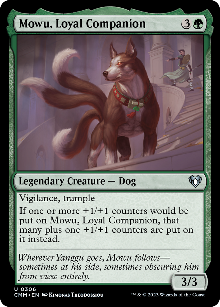 Mowu, Loyal Companion [Commander Masters] | Tables and Towers