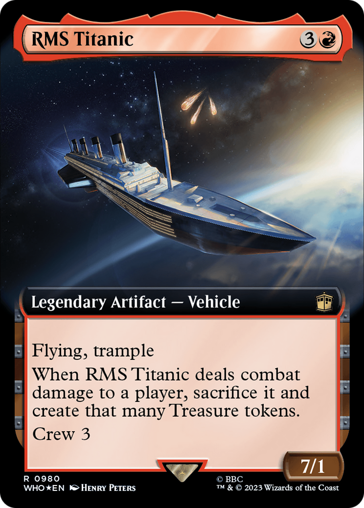 RMS Titanic (Extended Art) (Surge Foil) [Doctor Who] | Tables and Towers