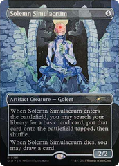 Solemn Simulacrum (0791) (Galaxy Foil) [Secret Lair Drop Series] | Tables and Towers