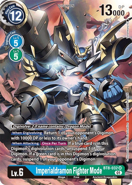 Imperialdramon Fighter Mode [BT8-032] (Alternate Art) [New Awakening] | Tables and Towers