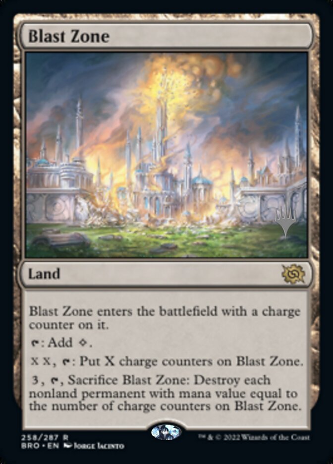 Blast Zone (Promo Pack) [The Brothers' War Promos] | Tables and Towers