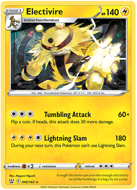 Electivire (045/163) [Sword & Shield: Battle Styles] | Tables and Towers