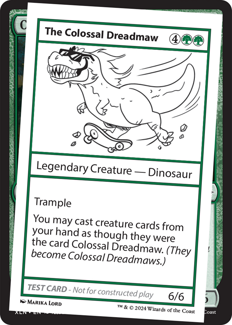 The Colossal Dreadmaw [Mystery Booster 2 Playtest Cards] | Tables and Towers