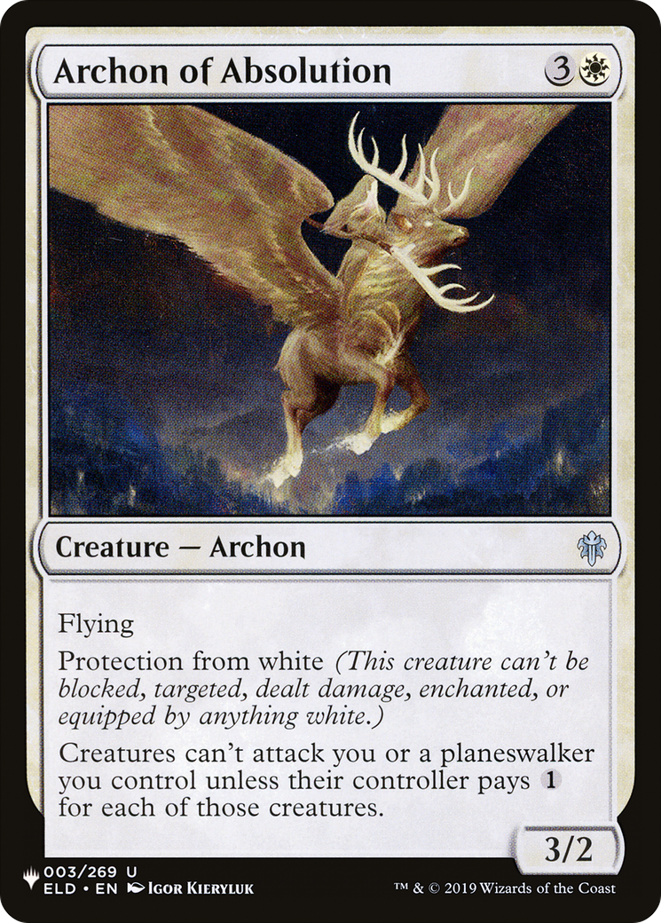 Archon of Absolution [The List Reprints] | Tables and Towers