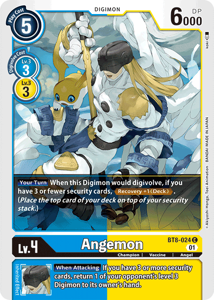 Angemon [BT8-024] [New Awakening] | Tables and Towers