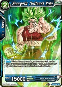 Energetic Outburst Kale (Divine Multiverse Draft Tournament) (DB2-038) [Tournament Promotion Cards] | Tables and Towers