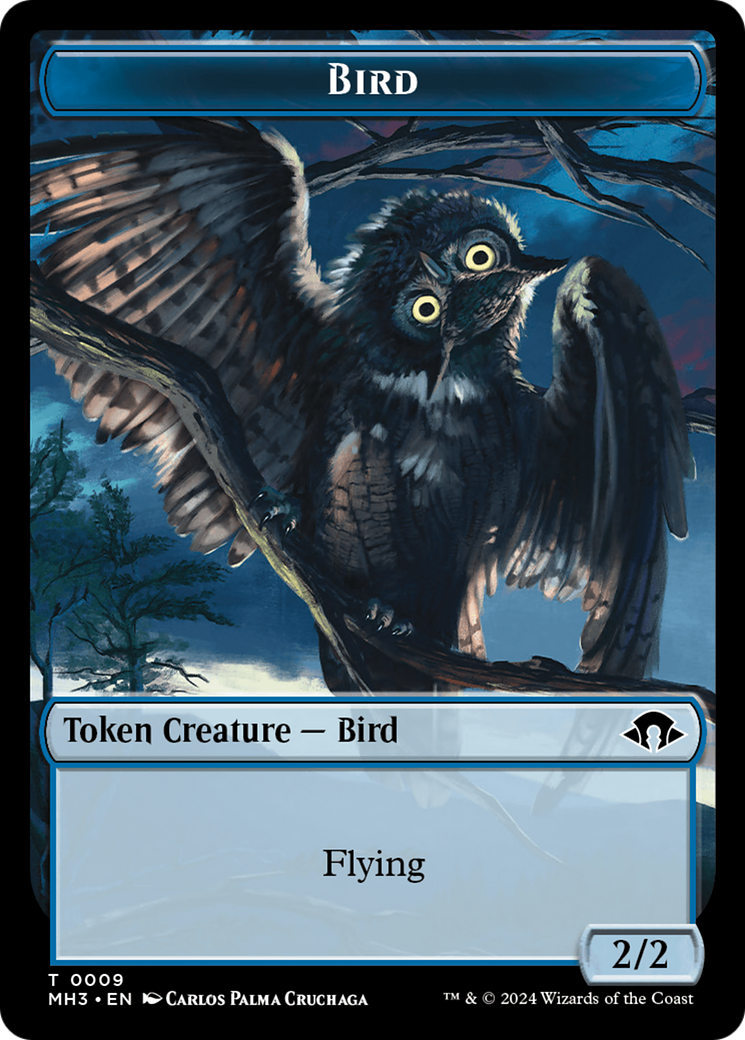 Eldrazi Spawn // Bird Double-Sided Token [Modern Horizons 3 Tokens] | Tables and Towers