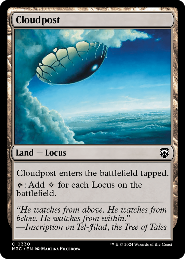 Cloudpost (Ripple Foil) [Modern Horizons 3 Commander] | Tables and Towers