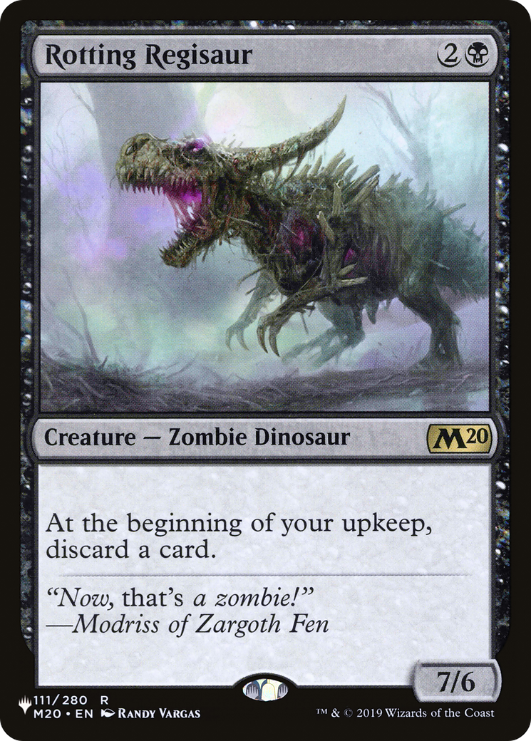 Rotting Regisaur [The List] | Tables and Towers