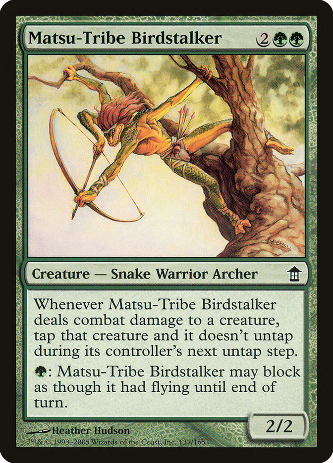 Matsu-Tribe Birdstalker [Saviors of Kamigawa] | Tables and Towers