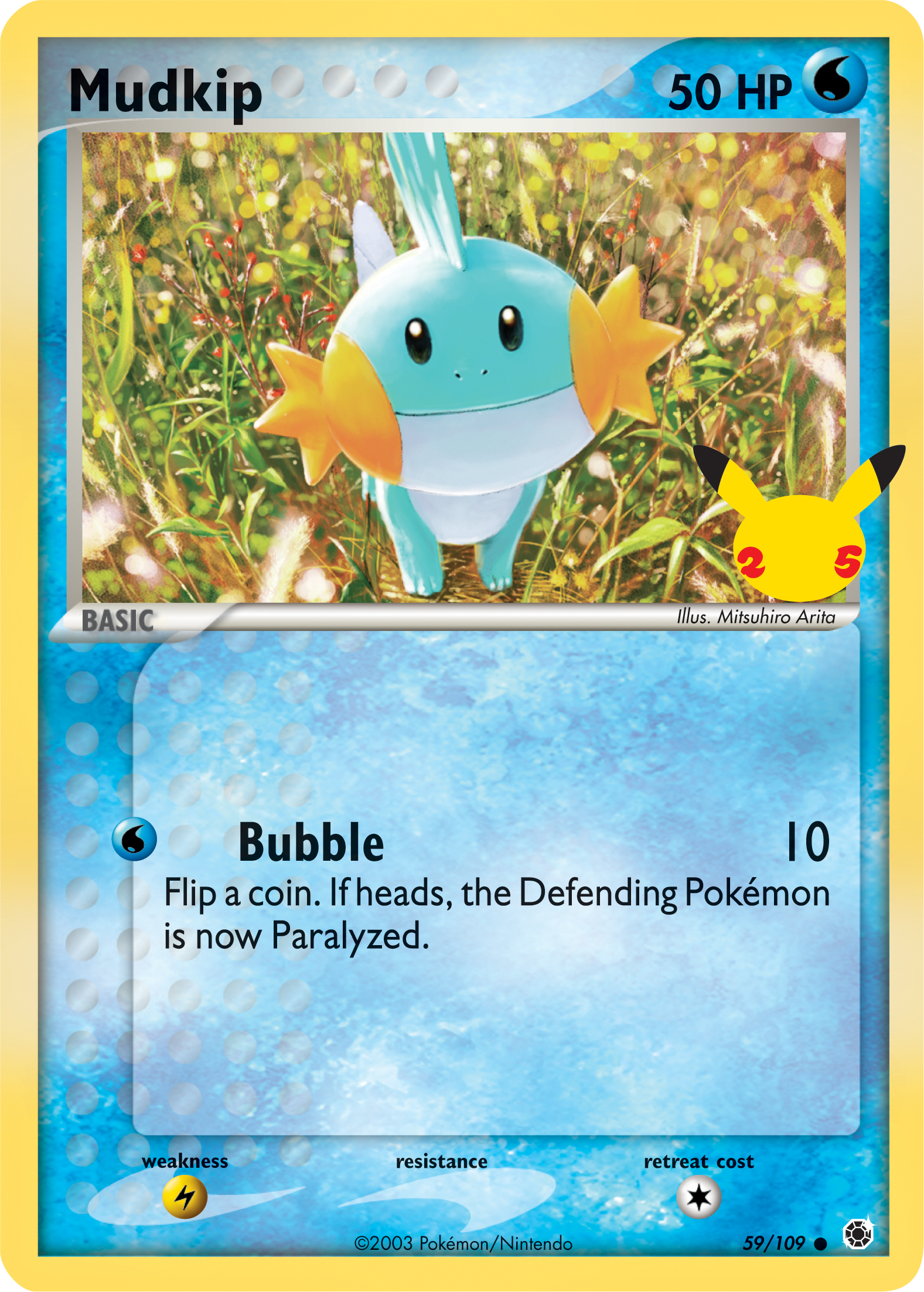 Mudkip (59/109) (Jumbo Card) [First Partner Pack] | Tables and Towers