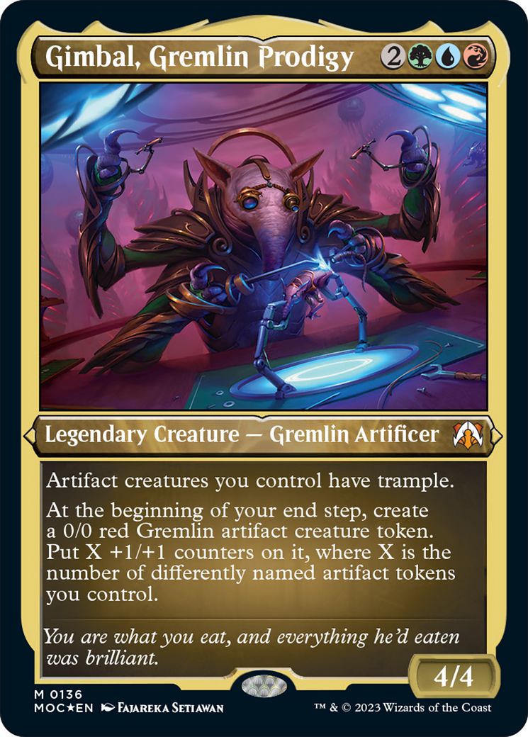 Gimbal, Gremlin Prodigy (Display Commander) [March of the Machine Commander] | Tables and Towers