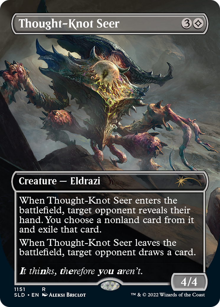 Thought-Knot Seer (1151) (Borderless) [Secret Lair Drop Series] | Tables and Towers