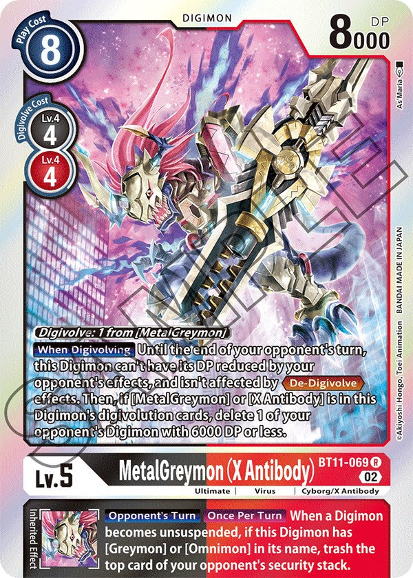 MetalGreymon (X Antibody) [BT11-069] [Dimensional Phase] | Tables and Towers