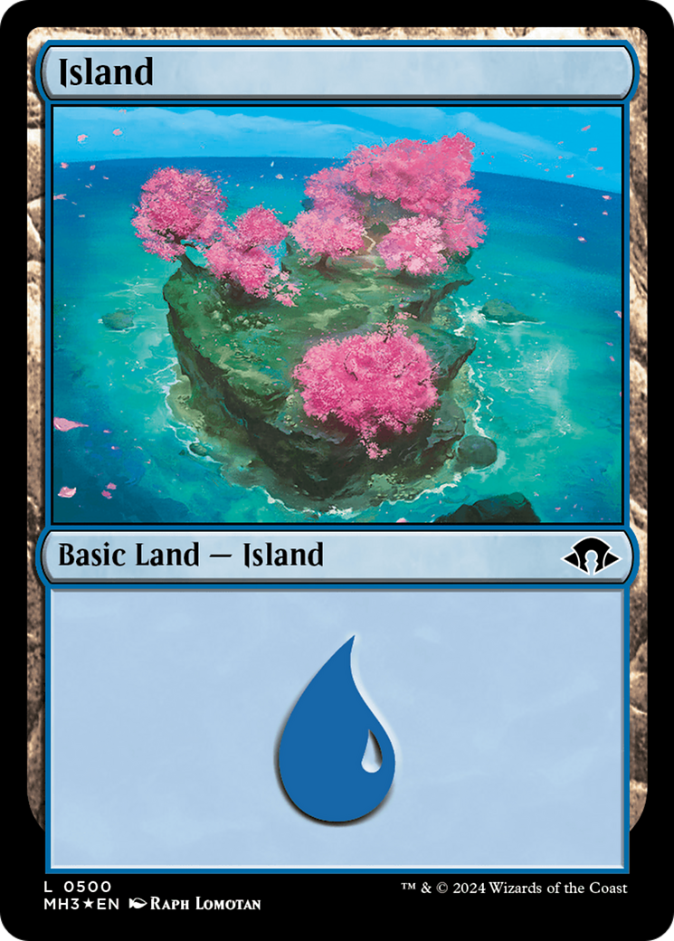 Island (0500) (Ripple Foil) [Modern Horizons 3] | Tables and Towers