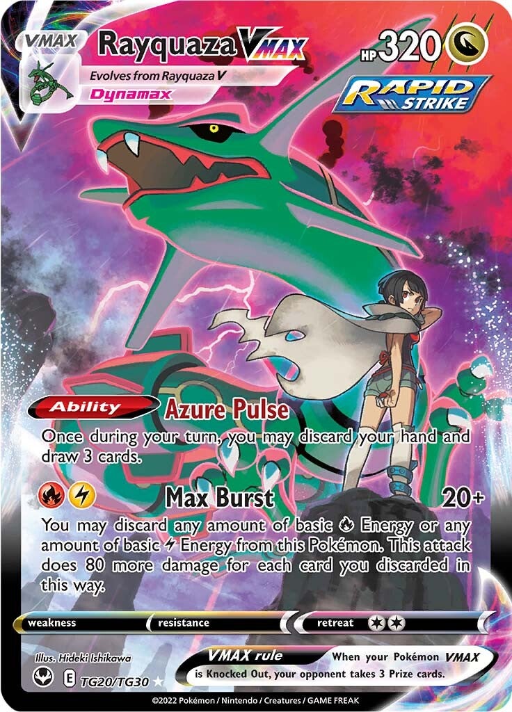 Rayquaza VMAX (TG20/TG30) [Sword & Shield: Silver Tempest] | Tables and Towers