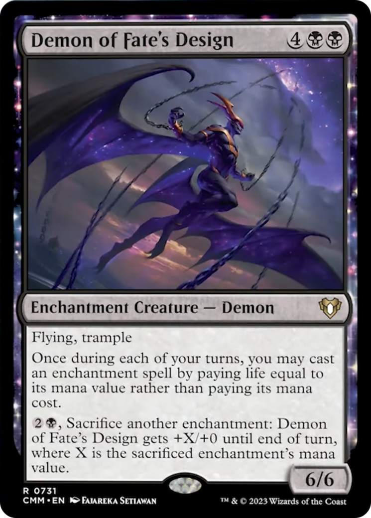 Demon of Fate's Design [Commander Masters] | Tables and Towers