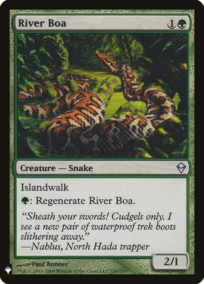 River Boa [Mystery Booster] | Tables and Towers