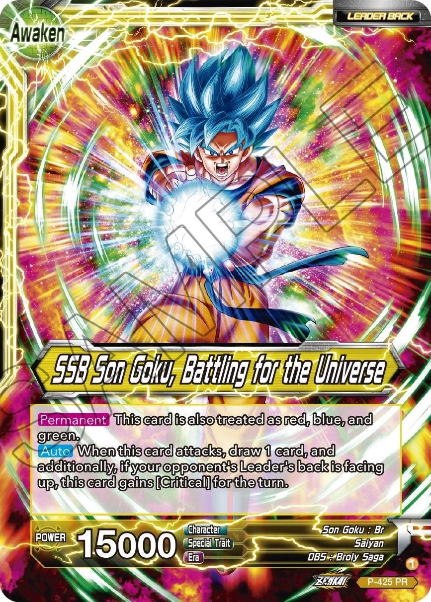 Son Goku // SSB Son Goku, Battling for the Universe (P-425) [Promotion Cards] | Tables and Towers