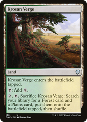 Krosan Verge [Phyrexia: All Will Be One Commander] | Tables and Towers