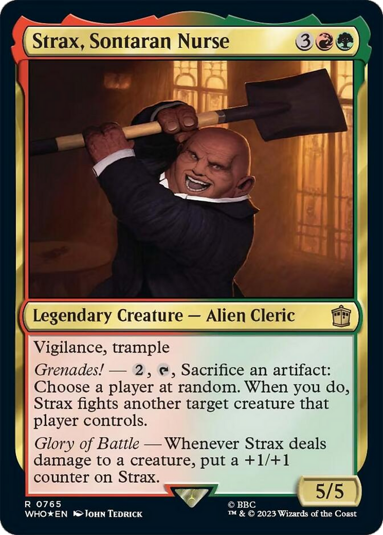 Strax, Sontaran Nurse (Surge Foil) [Doctor Who] | Tables and Towers