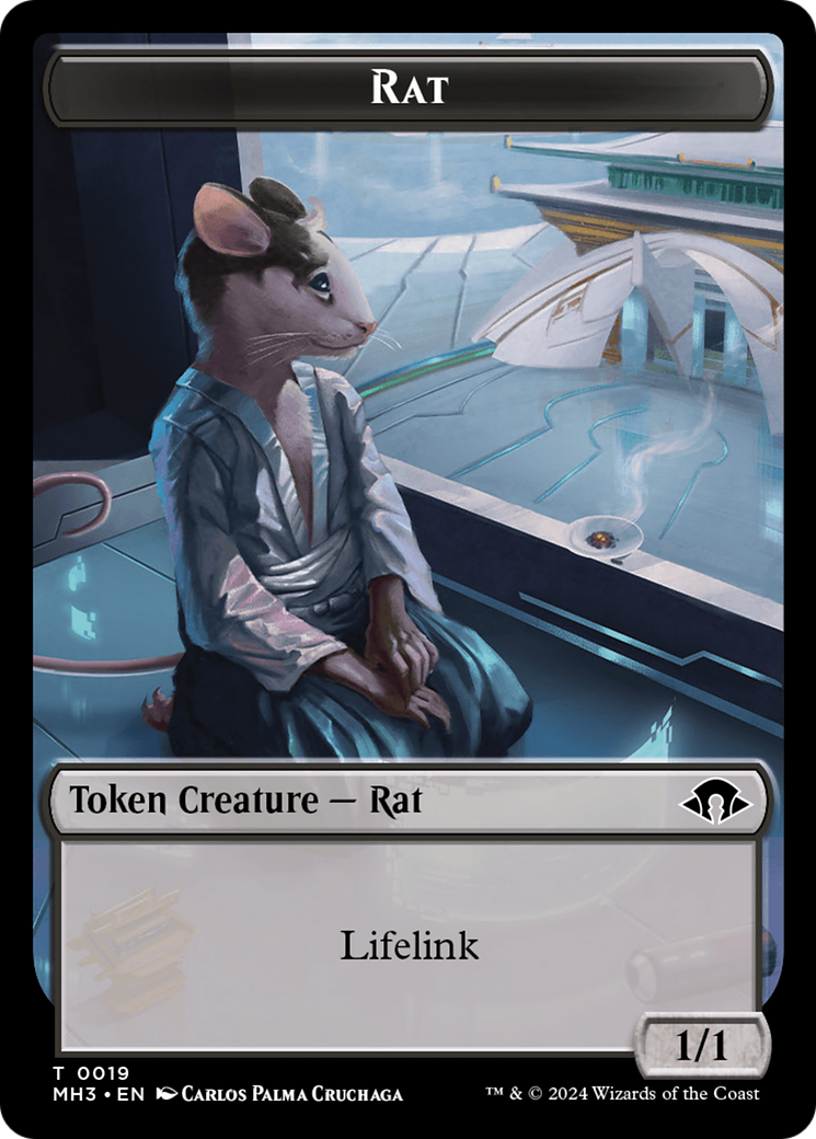 Rat // Energy Reserve Double-Sided Token [Modern Horizons 3 Tokens] | Tables and Towers