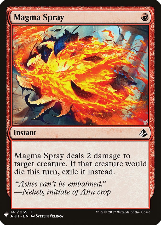 Magma Spray [Mystery Booster] | Tables and Towers