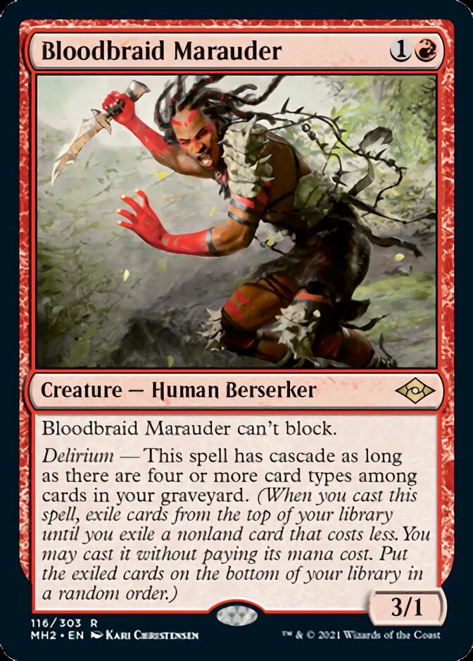 Bloodbraid Marauder [Modern Horizons 2] | Tables and Towers