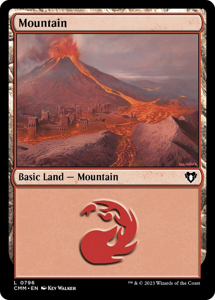 Mountain (796) [Commander Masters] | Tables and Towers