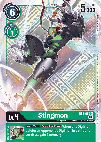 Stingmon [BT3-050] (Official Tournament Pack Vol.4) [Release Special Booster Promos] | Tables and Towers