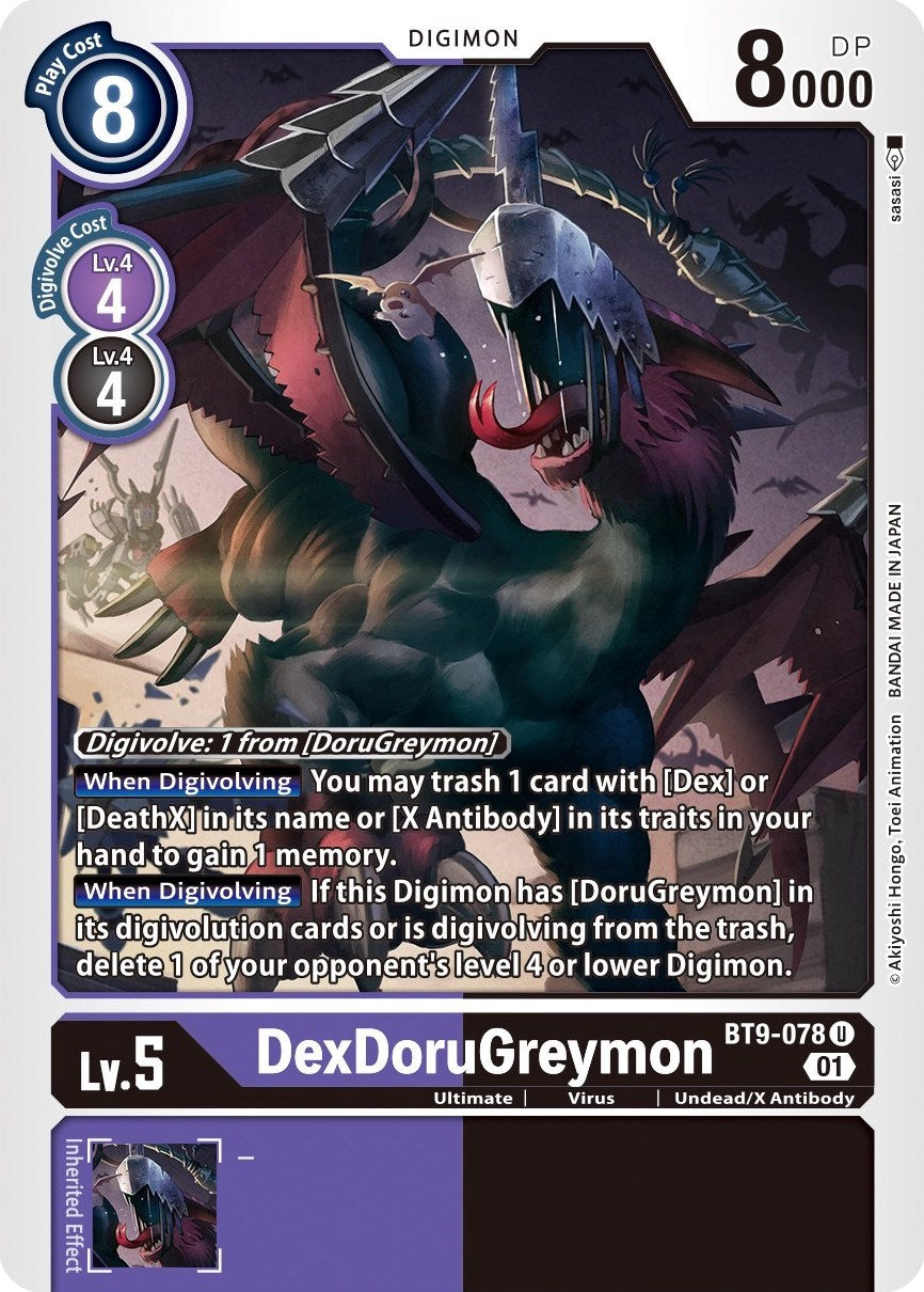 DexDoruGreymon [BT9-078] [X Record] | Tables and Towers