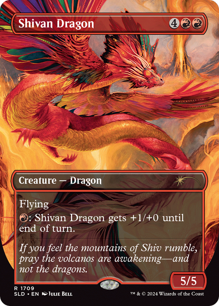 Shivan Dragon (Rainbow Foil) [Secret Lair Drop Series] | Tables and Towers