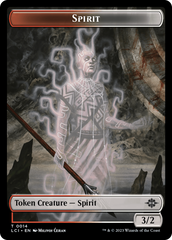 Vampire // Spirit Double-Sided Token [The Lost Caverns of Ixalan Tokens] | Tables and Towers