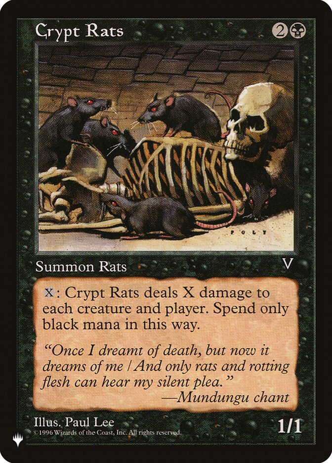 Crypt Rats [The List] | Tables and Towers