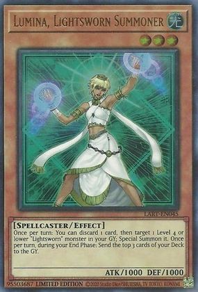 Lumina, Lightsworn Summoner [LART-EN045] Ultra Rare | Tables and Towers