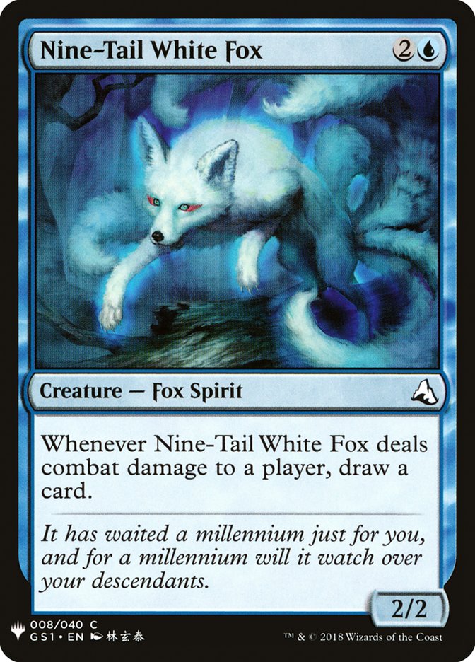 Nine-Tail White Fox [Mystery Booster] | Tables and Towers