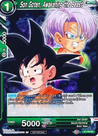 Son Goten, Awakening the Beast (P-179) [Promotion Cards] | Tables and Towers