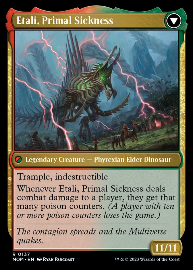 Etali, Primal Conqueror // Etali, Primal Sickness [March of the Machine] | Tables and Towers