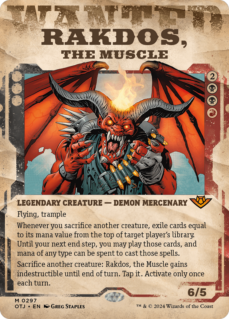 Rakdos, the Muscle (Showcase) [Outlaws of Thunder Junction] | Tables and Towers