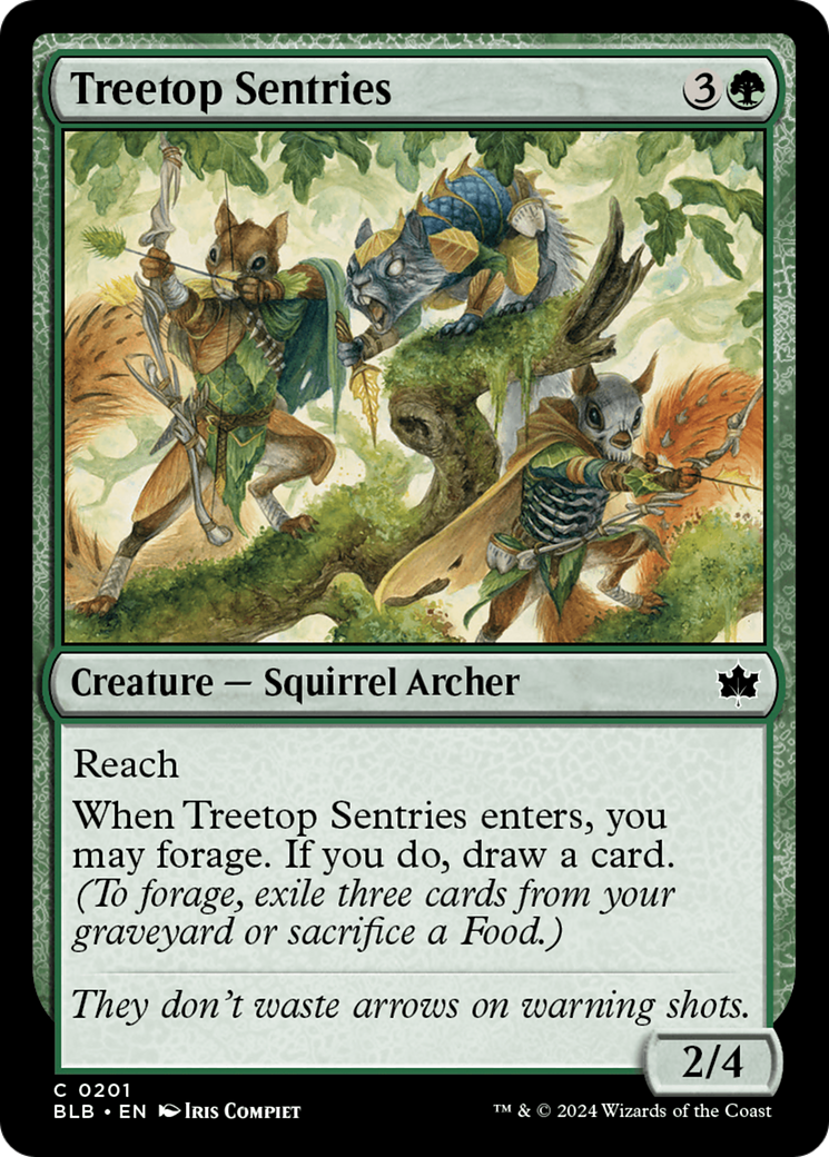 Treetop Sentries [Bloomburrow] | Tables and Towers