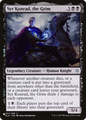 Syr Konrad, the Grim [The List] | Tables and Towers