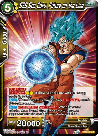 SSB Son Goku, Future on the Line (BT16-075) [Realm of the Gods] | Tables and Towers